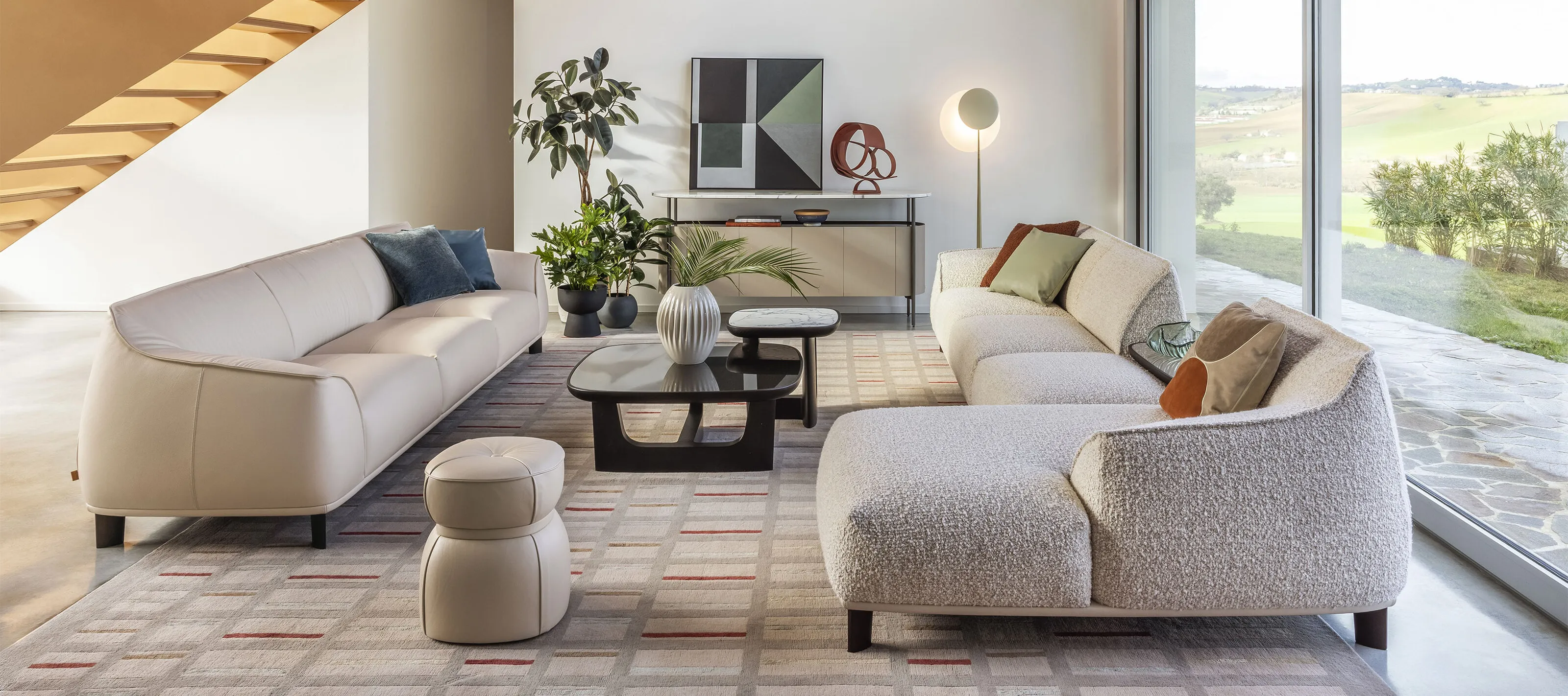poltrona frau archibald sofa system by jean-marie massaud