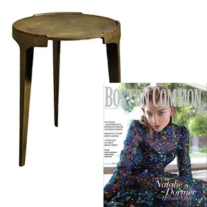 Piet Boon - patina bronze table - in Boston Common Fall 2015 - at Showroom