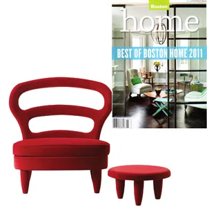 Promemoria - High-Back Nina chair - in Best of Boston Home Winter 2011 - at Showroom