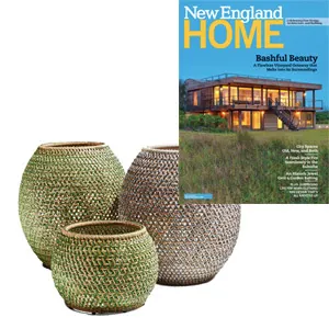 Dedon - Dala planter - in New England Home May–June 2014 - at Showroom