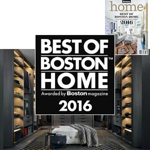 Poliform - closet system - in Boston Home Best of Boston 2016 - at Showroom