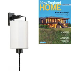 Stephane Davidts - Tayet AP wall lamp - in New England Home May–June 2014 - at Showroom