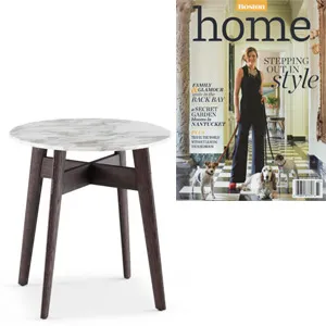 Poliform - Bigger round end table by Carlo Colombo - in Boston Home Summer 2014 - at Showroom