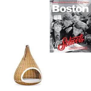 Dedon - Nestrest pod - in Boston Magazine Fall 2013 - at Showroom
