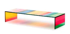 Glas Italia - Dark Side of the Moon low table by Piero Lissoni - in New England Home Spring 2023 - at Showroom